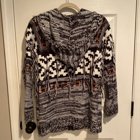 Volcom Southwest Tribal Aztec Zipper Hoodie Sweater - Picture 3 of 5